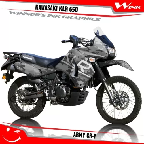 Kawasaki-KLR-650-2008-2009-2010-2011-2012-2013-2014-2015-2016-2017-2018-graphics-kit-and-decals-Army-GR-Y