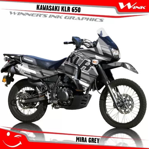 Kawasaki-KLR-650-2008-2009-2010-2011-2012-2013-2014-2015-2016-2017-2018-graphics-kit-and-decals-Mira-Grey