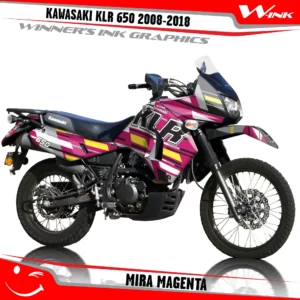 Kawasaki-KLR-650-2008-2009-2010-2011-2012-2013-2014-2015-2016-2017-2018-graphics-kit-and-decals-Mira-Magenta