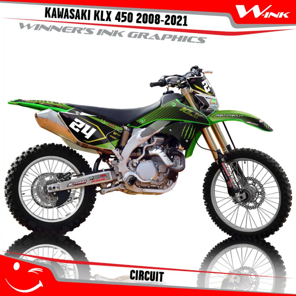 Kawasaki-KLX 450 2008-2009 2010 2011 2012 2013 2014 2018 2019 2020-2021-graphics-kit-and-decals-Circuit