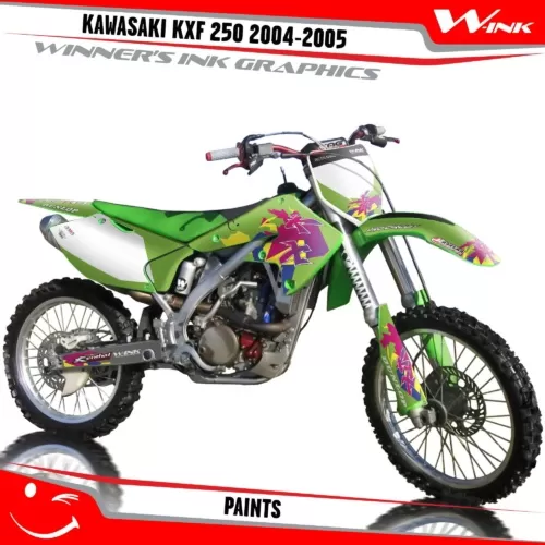 Kawasaki-KXF-250-2004-2005-graphics-kit-and-decals-Paints