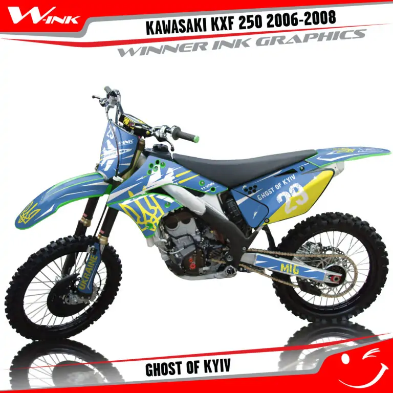 Kawasaki-KXF-250-2006-2007-2008-graphics-kit-and-decals-Ghost-of-Kyiv