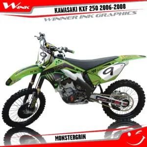 Kawasaki-KXF-250-2006-2007-2008-graphics-kit-and-decals-Monstergrin