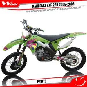 Kawasaki-KXF-250-2006-2007-2008-graphics-kit-and-decals-Paints