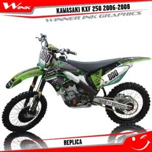 Kawasaki-KXF-250-2006-2007-2008-graphics-kit-and-decals-Replica