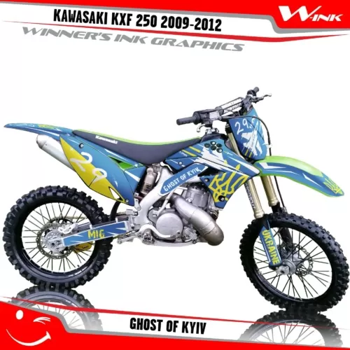 Kawasaki-KXF-250-2009-2010-2011-2012-graphics-kit-and-decals-Ghost-of-Kyiv