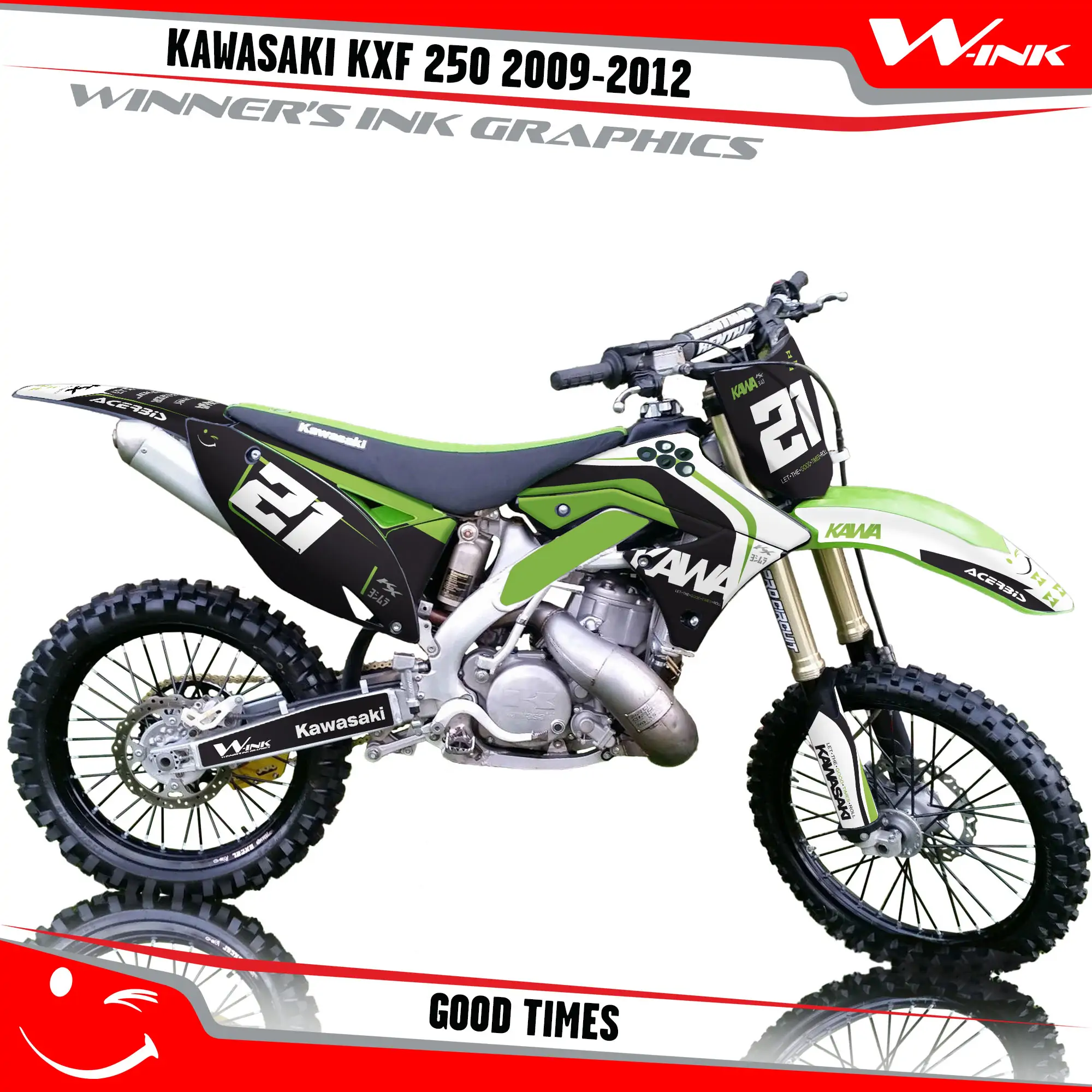 Buy decals Kawasaki KXF 250 2009-2012 Good Times