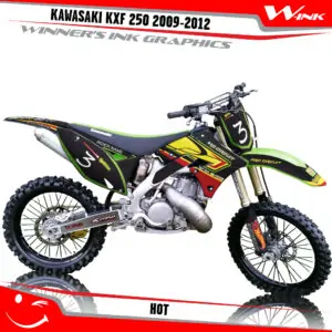 Kawasaki-KXF-250-2009-2010-2011-2012-graphics-kit-and-decals-Hot