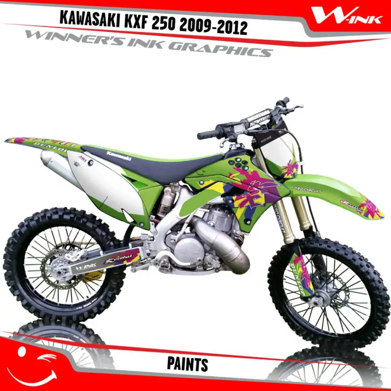 Kawasaki-KXF-250-2009-2010-2011-2012-graphics-kit-and-decals-Paints