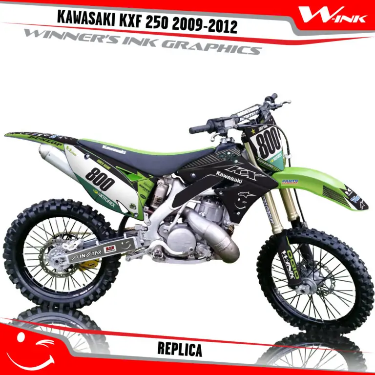 Kawasaki-KXF-250-2009-2010-2011-2012-graphics-kit-and-decals-Replica