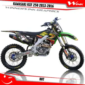 Kawasaki-KXF-250-2013-2014-2015-2016-graphics-kit-and-decals-Hot