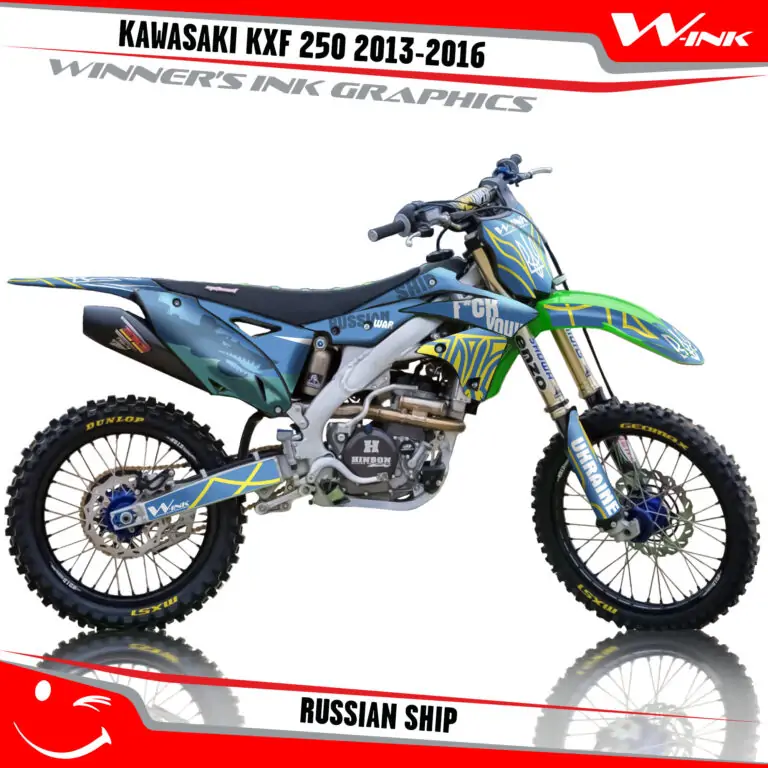 Kawasaki-KXF-250-2013-2014-2015-2016-graphics-kit-and-decals-Russian-Ship