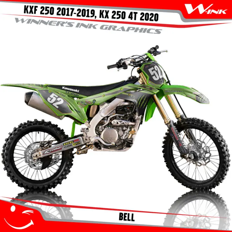 Kawasaki-KXF-250-2017-2018-2019,-KX-250-4T-2020-graphics-kit-and-decals-Bell