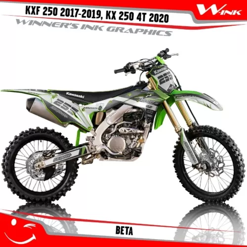 Kawasaki-KXF-250-2017-2018-2019,-KX-250-4T-2020-graphics-kit-and-decals-Beta