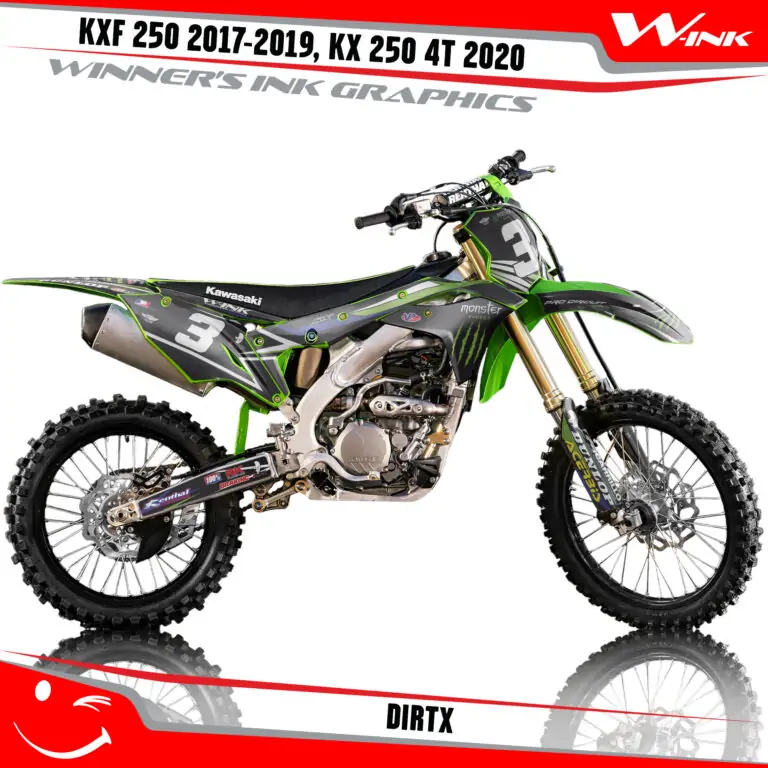 Kawasaki-KXF-250-2017-2018-2019,-KX-250-4T-2020-graphics-kit-and-decals-Dirtx
