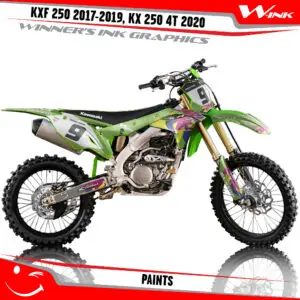 Kawasaki-KXF-250-2017-2018-2019,-KX-250-4T-2020-graphics-kit-and-decals-Paints