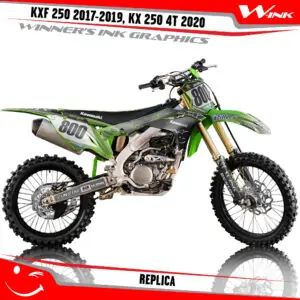 Kawasaki-KXF-250-2017-2018-2019,-KX-250-4T-2020-graphics-kit-and-decals-Replica