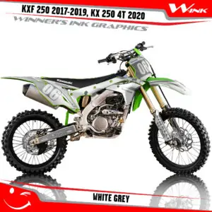Kawasaki-KXF-250-2017-2018-2019,-KX-250-4T-2020-graphics-kit-and-decals-White-Grey