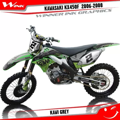 Kawasaki-KXF-450-2006-2007-2008-graphics-kit-and-decals-Kawi-Grey