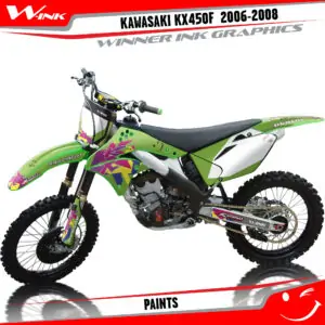 Kawasaki-KXF-450-2006-2007-2008-graphics-kit-and-decals-Paints