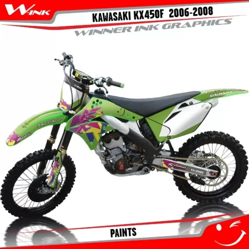 Kawasaki-KXF-450-2006-2007-2008-graphics-kit-and-decals-Paints