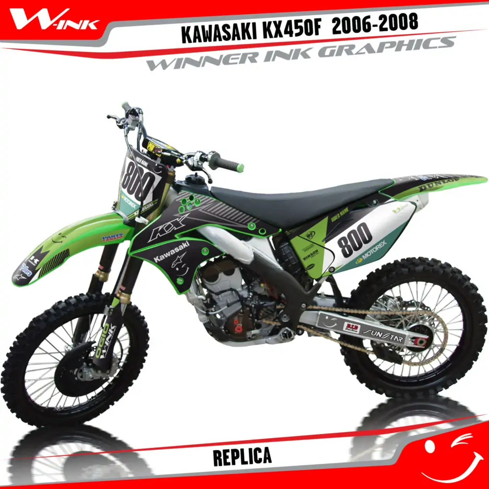 Kawasaki-KXF-450-2006-2007-2008-graphics-kit-and-decals-Replica