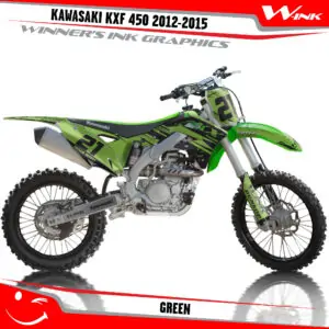 Kawasaki-KXF-450-2012-2013-2014-2015-graphics-kit-and-decals-Green