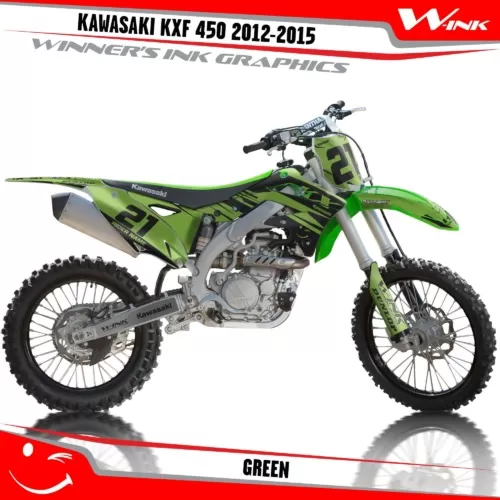 Kawasaki-KXF-450-2012-2013-2014-2015-graphics-kit-and-decals-Green