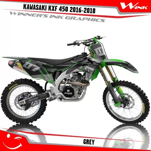 Kawasaki-KXF-450-2016-2017-2018-graphics-kit-and-decals-Grey