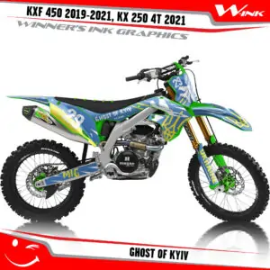 Kawasaki-KXF-450-2019,-KX-450-4T-2020-2021-2022,-KX-250-4T-2021-2022-graphics-kit-and-decals-Ghost-of-Kyiv