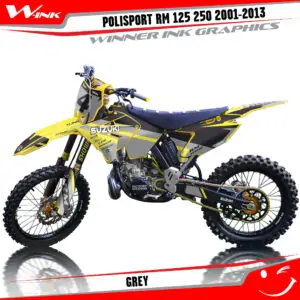 Suzuki-POLISPORT-RM-125,250-2001-2002-2003-2004-2009-2010-2011-2012-2013-graphics-kit-and-decals-Grey