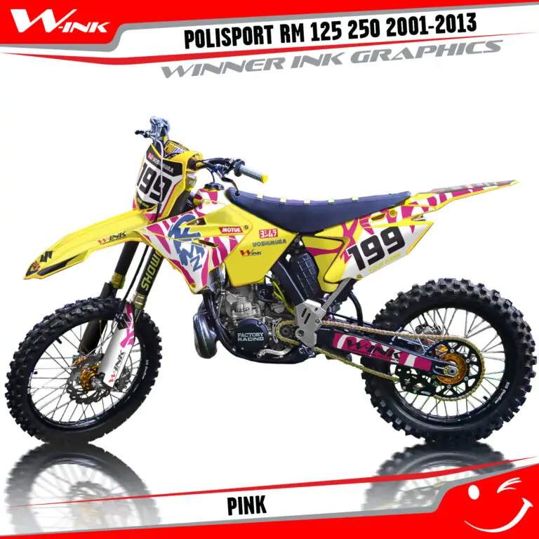 Suzuki-POLISPORT-RM-125,250-2001-2002-2003-2004-2009-2010-2011-2012-2013-graphics-kit-and-decals-Pink