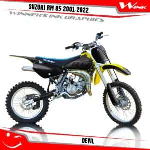 Suzuki-RM-85-2001-2002-2003-2004-2018-2019-2020-2021-2022-graphics-kit-and-decals-Devil