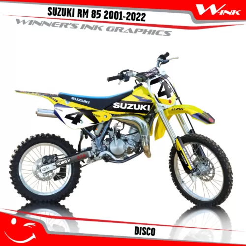 Suzuki-RM-85-2001-2002-2003-2004-2018-2019-2020-2021-2022-graphics-kit-and-decals-Disco