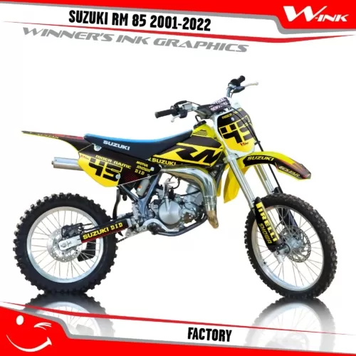 Suzuki-RM-85-2001-2002-2003-2004-2018-2019-2020-2021-2022-graphics-kit-and-decals-Factory