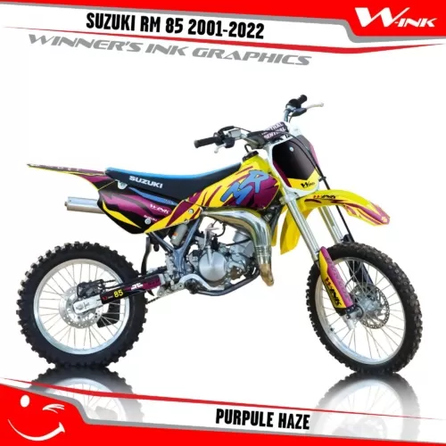 Suzuki-RM-85-2001-2002-2003-2004-2018-2019-2020-2021-2022-graphics-kit-and-decals-Purpule-Haze