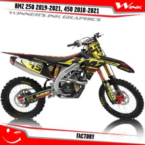 Suzuki-RMZ-250-2019-2020-2021-2022,-450-2018-2019-2020-2021-2022-graphics-kit-and-decals-Factory