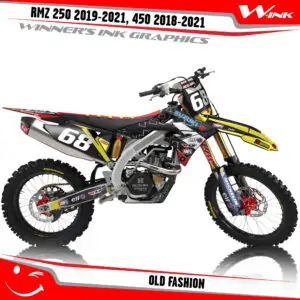 Suzuki-RMZ-250-2019-2020-2021-2022,-450-2018-2019-2020-2021-2022-graphics-kit-and-decals-Old-Fashion