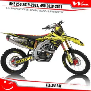 Suzuki-RMZ-250-2019-2020-2021-2022,-450-2018-2019-2020-2021-2022-graphics-kit-and-decals-Yellow-Ray