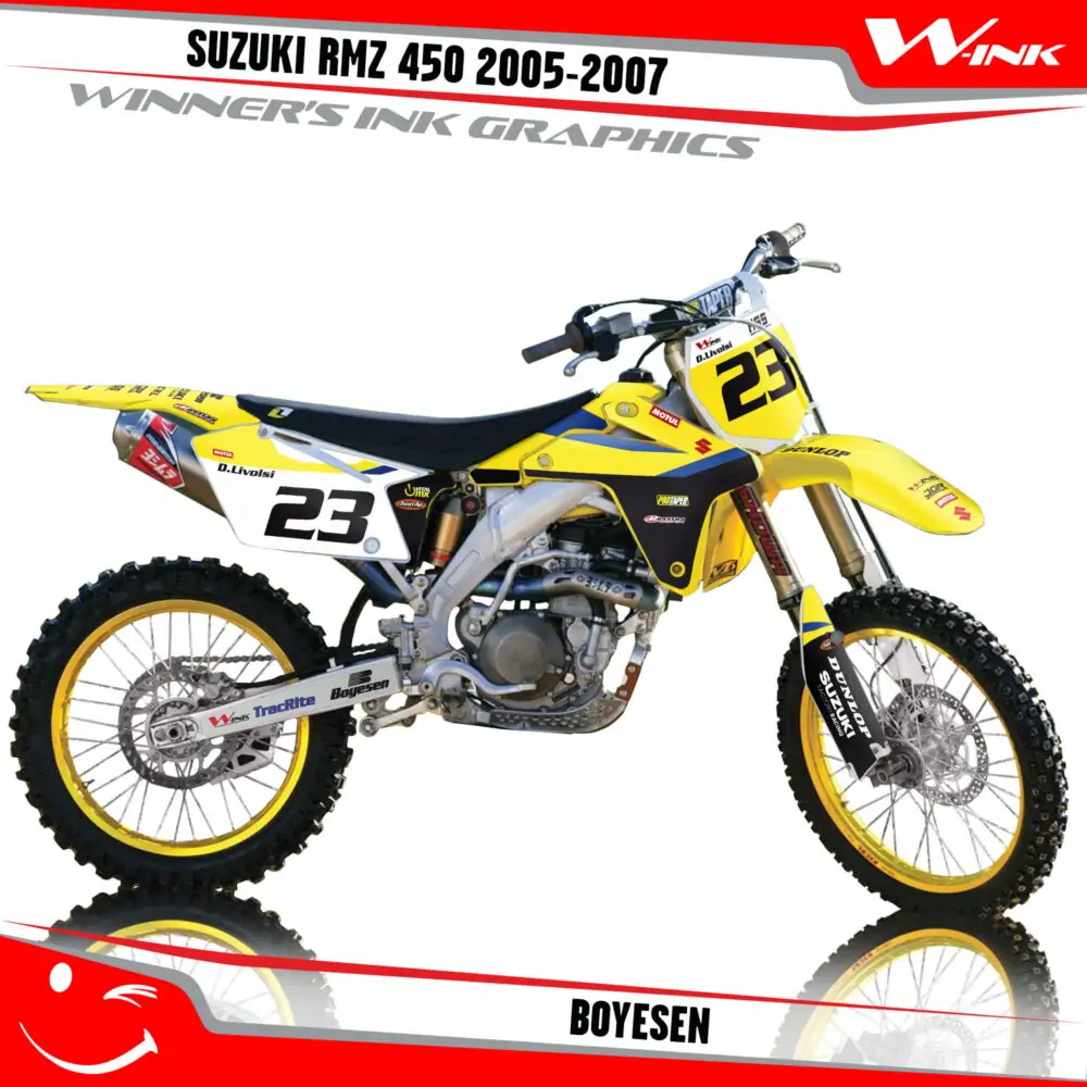 Suzuki-RMZ 450 2005- 2006-2007-graphics-kit-and-decals-Boyesen