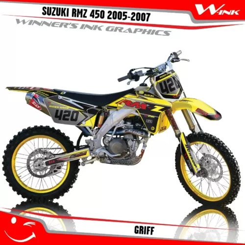 Suzuki-RMZ 450 2005- 2006-2007-graphics-kit-and-decals-Griff