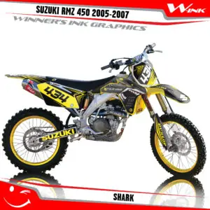Suzuki-RMZ 450 2005- 2006-2007-graphics-kit-and-decals-Shark