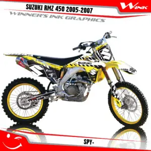 Suzuki-RMZ 450 2005- 2006-2007-graphics-kit-and-decals-Spy+