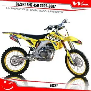Suzuki-RMZ 450 2005- 2006-2007-graphics-kit-and-decals-Yoshi