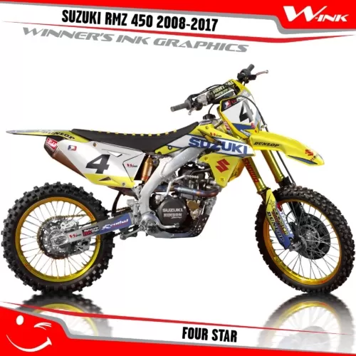 Suzuki-RMZ-450-2008-2009-2010-2011-2014-2015-2016-2017-graphics-kit-and-decals-Four-Star