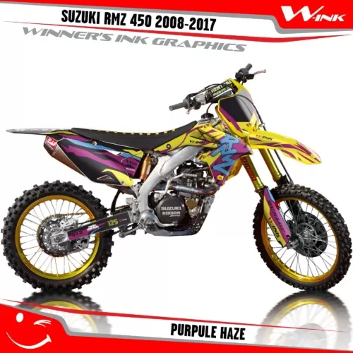 Suzuki-RMZ-450-2008-2009-2010-2011-2014-2015-2016-2017-graphics-kit-and-decals-Purpule-Haze
