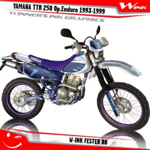 TEAM YAMAHA ツナギ Buy decals Yamaha TTR 250 Open Enduro 1993-1999 France GBR