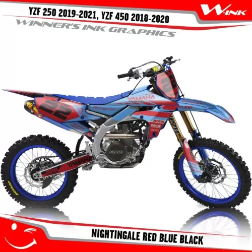 YZF-250-2019-2020-2021-2022,-450-2018-2019-2020-2021-2022-graphics-kit-and-decals-with-design-Nightingale-Red-Blue-Black