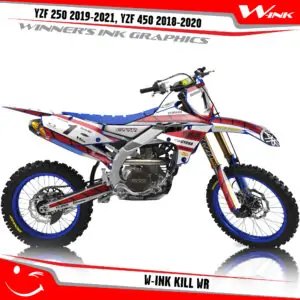 YZF-250-2019-2020-2021-2022,-450-2018-2019-2020-2021-2022-graphics-kit-and-decals-with-design-W-ink-Kill-WR