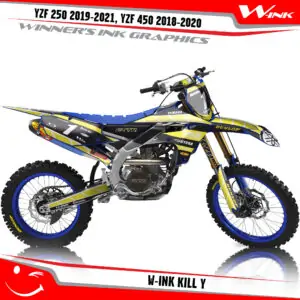 YZF-250-2019-2020-2021-2022,-450-2018-2019-2020-2021-2022-graphics-kit-and-decals-with-design-W-ink-Kill-Y